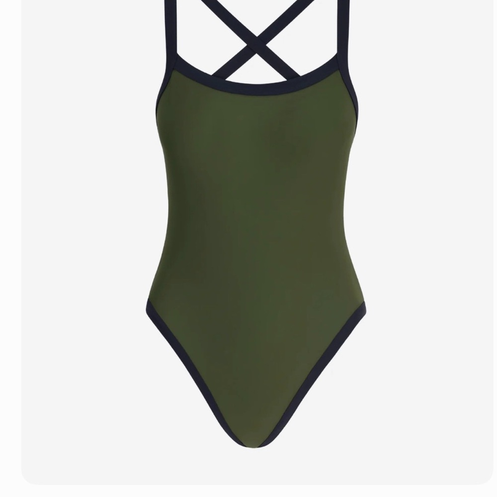 BRAND NEW Instant Swim Raya Onepiece - Khaki / Charcoal Size M